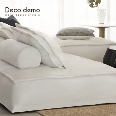 方块沙发豆腐块全包服帖沙发罩麂皮绒皮埃蒙特沙发 DecoDemo