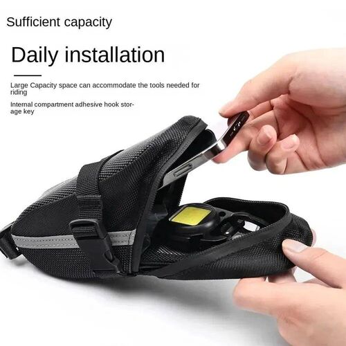 Bicycle Bike Storage Saddle Bag Cycling Seat Tail Rear Pouch