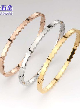 Simple Honeycomb Geometric All-match Personalized Womens Br