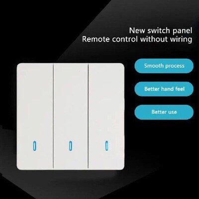 433Mhz Wireless Switch Universal Smart Switch RF Wall Panel