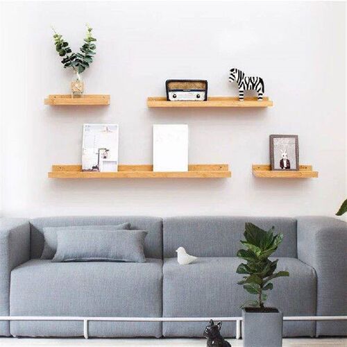 Storage Shelf Rack Decorative Wall Shelves Hooks On The