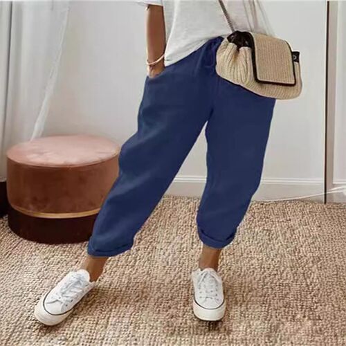 2025 Independent Station Womens tton And Linen Pants Pocket