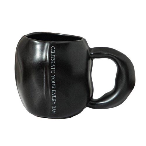 350ml Nordic Matte Ceramic Handmade Mug Breakfast Milk Cup