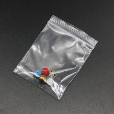 30-100pcs/bag 4*6/5*7/6*8/7*10/8*12cm Zipped Lock Reclosable