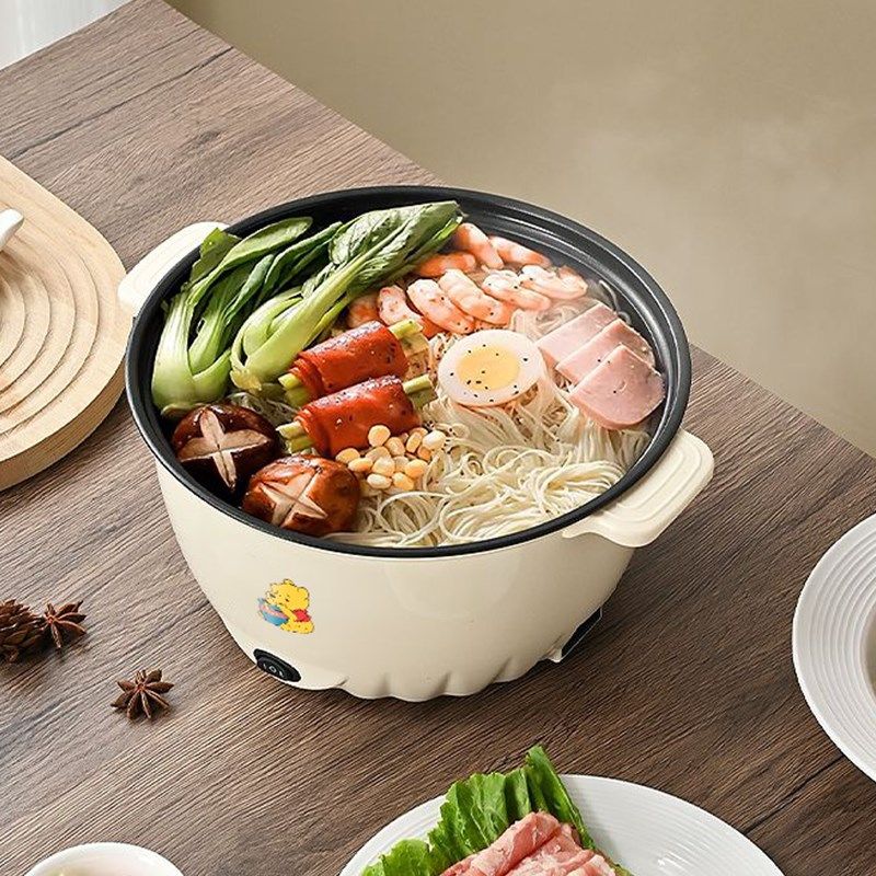 德国小电煮锅全自动电炒锅一体炒菜多功能电饭锅家用蒸煮煎电火锅