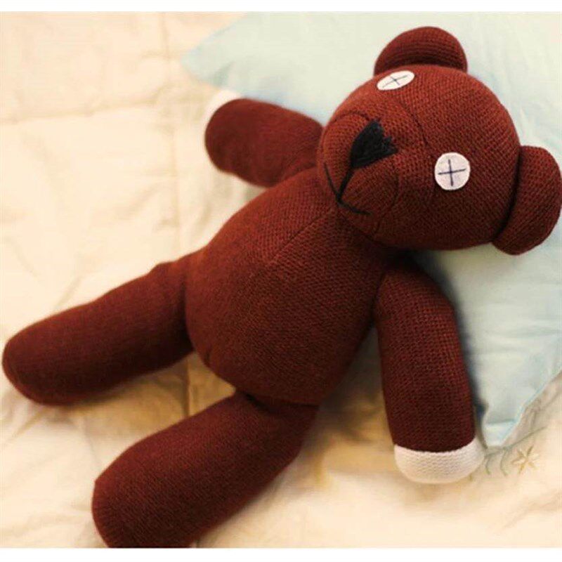 1pc 23cm Genuine Mr.Bean Plush Teddy Bear Toys Cute Stuffed