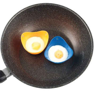 Silicone egg fryer non-toxic with base, silicone egg cooker