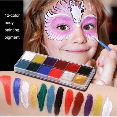 Festival Face Painting Pigment Non-Toxic Water-Based Body Pa