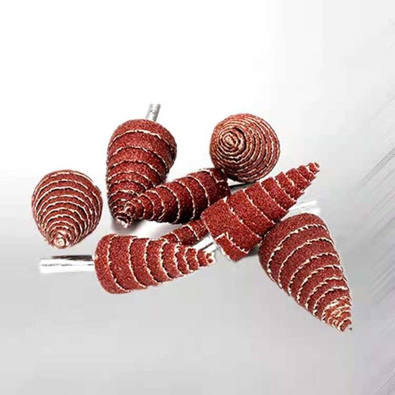 百叶带柄叶轮抛光轮塔形砂布磨头螺纹抛光打磨锥形磨头砂皮纸,标准件/零部件/工业耗材,抛光轮,淘宝优惠券,粉丝福利购,淘宝优惠卷