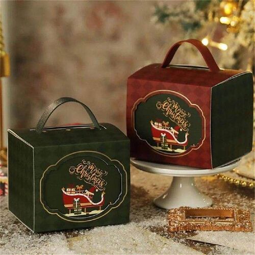 New Portable Hexagon&Square Shape Kraft Paper Candy Boxe