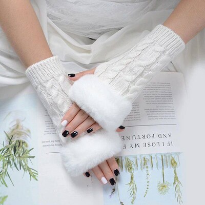 Autumn Winter Solid Color Students Write Keep Warm Korean Kn