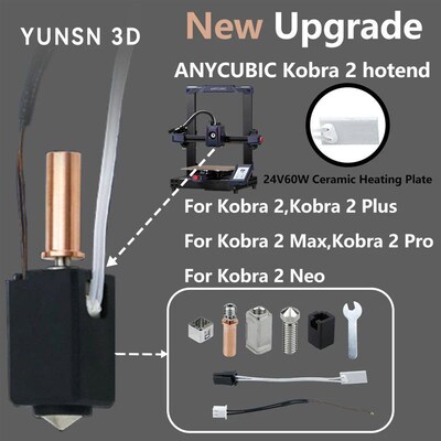 Upgrade for Anycubic Kobra 2 Hotend Kit,Thermistor Heater Ca