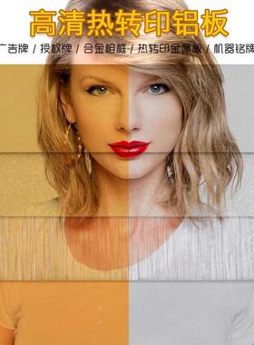 珠光空白热转印铝板画烫画耗材装饰画个性DIY广告牌制做规格可定