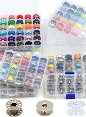 梭芯缝纫线针线手工diy制作家用缝衣服家用小卷高速缝纫机线手缝