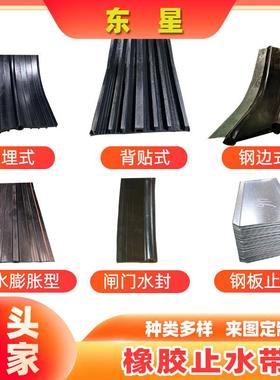 厂家中埋式橡胶止水带隧道管廊防水背贴钢边伸缩缝遇水膨胀止水带