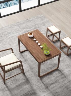 台茶桌椅组合台实木家用KZM小茶新中式夫功茶阳几现代简约小户型