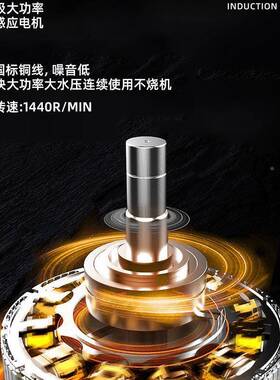 锐研RY6家用高压17342清洗机20-V商用机手推式便携式洗车刷车机2