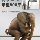 门木吊推拉门吊轨轨道全套生间玻璃移HNV门上卫导轨铝合金缓冲轮