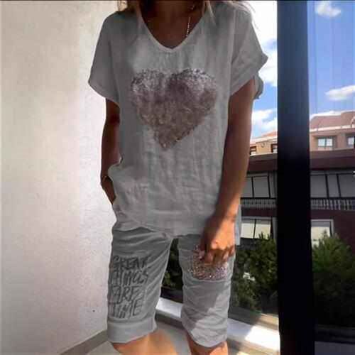 and suit decoration fashion loose sequins linen women love