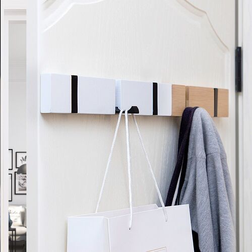 Vintage Hooks Hanger Holder Clothes Storage Hidden Hook Wall