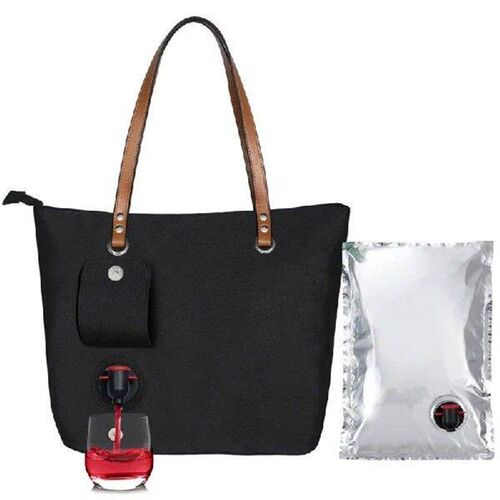 【Top Picks】Wine Tote Bag, Beach Cooler For Travel Gift,