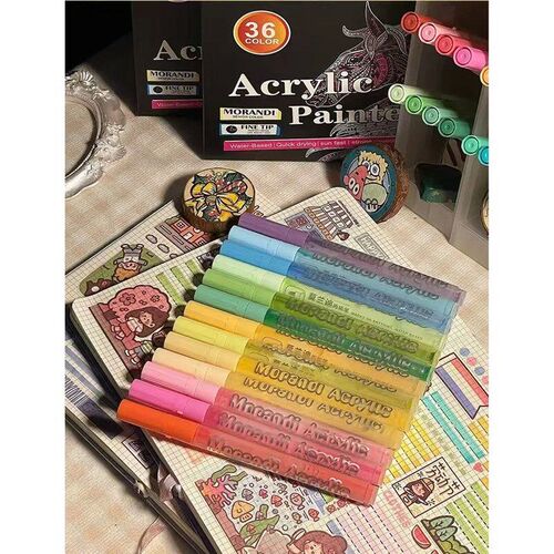 12/24/36 acrylic markers are used for painting and art. They