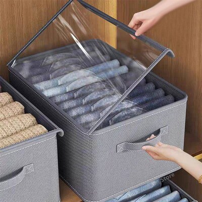Clothes Storage Box With Lid Bedroom Drawers Organizer For U