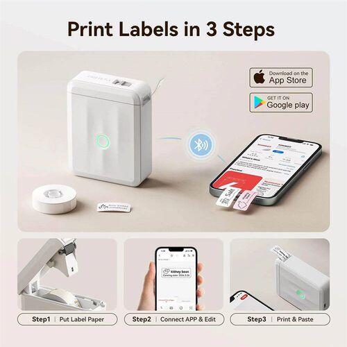 Niimbot D110/D11/H1S Thermal Label Printer Portable Paper Ma