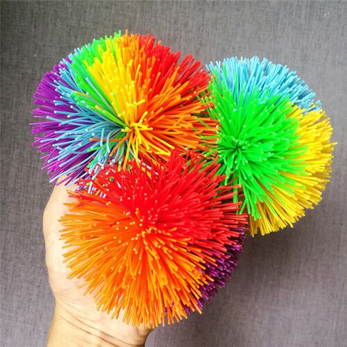 Anti-Stress 6cm/9cm Rainbow Fidget Sensory Ball Baby Funny S