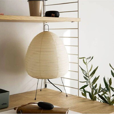 Japanese Rice Paper Lantern Led Table Lamp Living Room Bedro