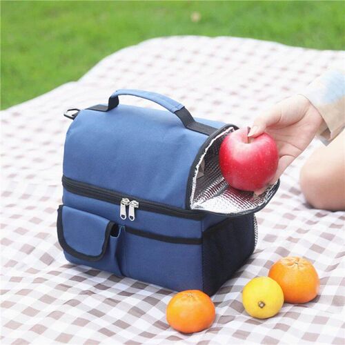10L Portable Thermal Lunch Bag Food Box Durable Waterproof O