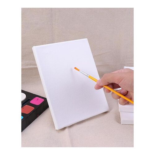 10PCS Wood Painting Frame Cotton White Stretched Canvas Fram