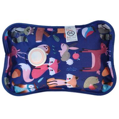 Water injection silk cloth electric hot water bag smooth sur
