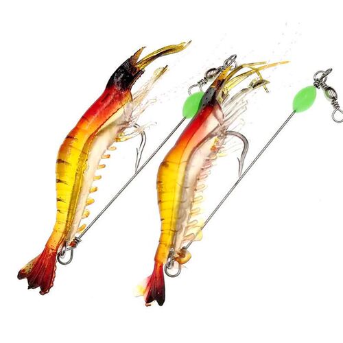 Weihai fishing gear high simulation Luya soft bait with hook