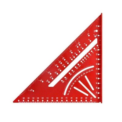 7Inch Measurement Tool Ruler Carpentery Square Angled