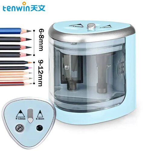 Tenwin New Two-hole Electric Automatic Pencil Sharpener Swit