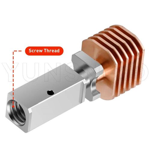 For BambuLab P1S P1P X1 X1C Upgrade Hotend Kit Heat Sinks Th