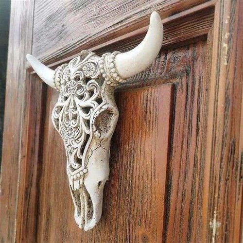 Cow Head Wall Decor Home Decor Resin Ornaments Easy to Use