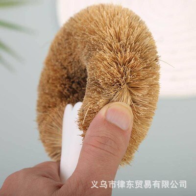 Wholesale New Style Luxury Beech Handle Coconut Fiber Pot Sc