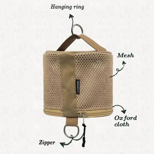 Outdoor camping tissue case roll paper storage bag with hook