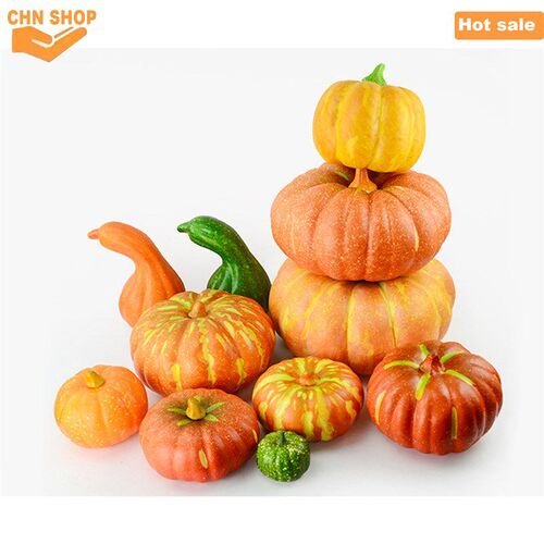 Halloween pumpkin decorations foam jack-o-lantern props