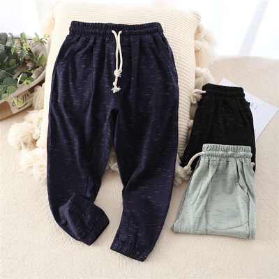 rens Anti-mosquito Pants Summer Boys Pants Loose Stetch Tr