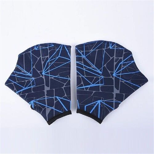1 Pair Women Men Swimming Hand Fins Flippers Open Finger