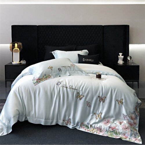 Class A Girls Heart ol Tencel Four-piece Set Ice Silk Butte