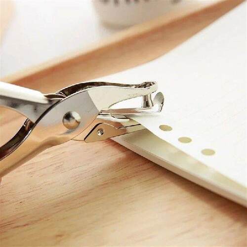 New 1PC 3/6mm Hole Puncher Portable Single Hole Punch Paper