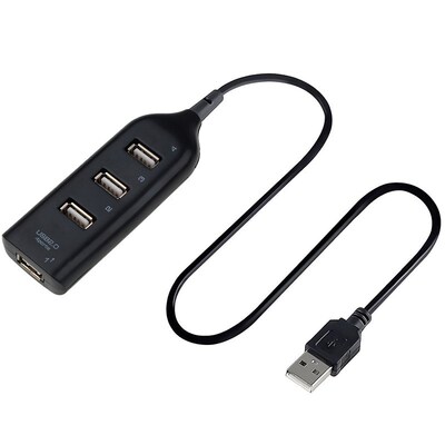 Kebidu Universal USB Hub 4 Port USB 2.0  with Cable High Spe