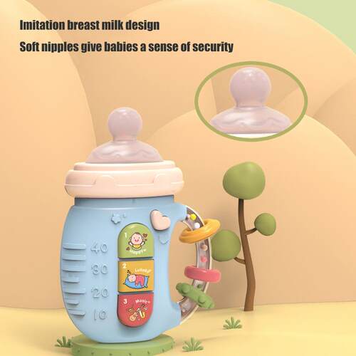 Baby Rattle Teether Toy Early Education Learning Toys for Ki