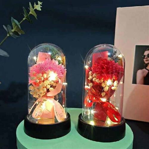 Colorful Carnation Rose Artificial Flowers Wedding Decora
