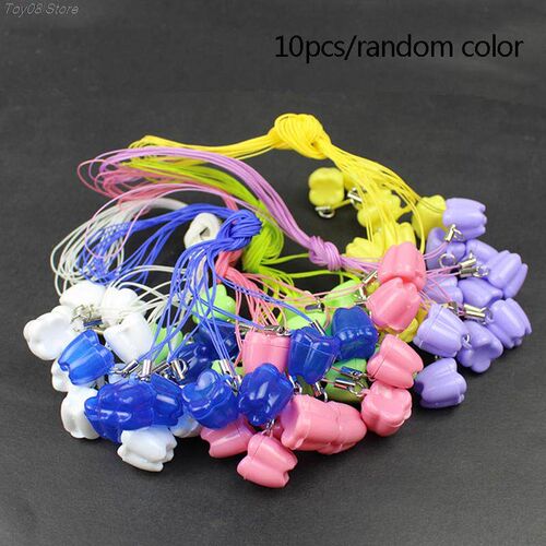 5/10pcs Colorful Baby Kids Tooth Storage Box Organizer Milk