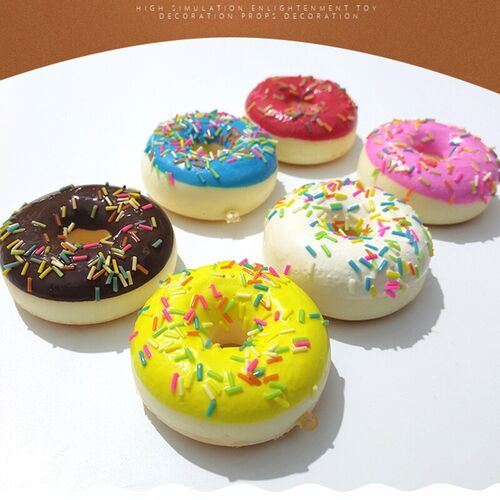 6.2cm/2.4in Novelty Toy DIY Donut Cone Slow Rising Bread Ant